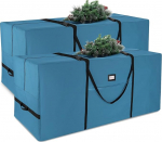 Hearth & Harbor j&otilde;ulupuu hoiukott - veekindel j&otilde;ulupuu hoiukast - veekindel j&otilde;ulupuu kott tugevdatud k&auml;epidemetega ja topelt t&otilde;mblukuga - 600D Oxford -