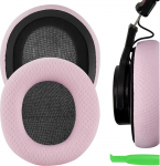 Geekria QuickFit asendusk&otilde;rvapadjad, mis &uuml;hilduvad Sony MDR-7506, MDR-V6, MDR-V7, MDR-CD900ST k&otilde;rvaklappide k&otilde;rvapadjadega, k&otilde;rvakomplektide k&otilde;rvapadjad, asendusk&otilde;rvapadjad (roosa)