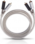 OEHLBACH Master Set SILVER EXPRESS, analoog&uuml;hendus. Auhinna v&otilde;itnud kaabel. 2x1m. V&auml;rv: h&otilde;bedane. T&Auml;HE HINNANG : 4.