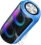 Bluetooth-k&otilde;lar koos valgusega, 2026 muusikakast, kaasaskantav Bluetooth-karp 52 mm l&auml;bim&otilde;&otilde;duga kahekordse k&otilde;lariga, s&uuml;gav bass, IPX7 veekindel v&auml;lisk&otilde;lar reisimiseks/pidu/rannikuks