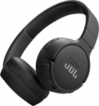 JBL Tune 670NC Adaptive Noise Cancelling koos Smart Ambient Wireless On-Ear k&otilde;rvaklappidega, kuni 70 tundi aku kestvust koos kiirlaadimisega, kerge, mugav ja kokkupandav disain (must)