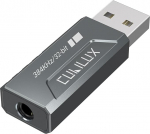 Cubilux USB A ja 3,5 mm k&otilde;rvaklappide adapter 384KHz/32Bit DAC, TRRS k&otilde;rvaklappide ja mikrofoniga, USB audioadapter PC s&uuml;learvuti PS4, Windows 10 11, macOS Linux jaoks