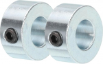 sourcing map 2 Pack Shank Collars, 3/4" Bore Shank Collars, Carbon Steel, 0.475" OD 2/5" Width Axle Boot with Set Screw for Linear Rod Shaft Guide