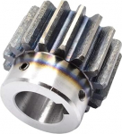 Boss-Getriebe 2,5 Modul 28T/30T/32T 16 18 20 25 30 35 32 45 48 50 40-Zahn-Motorgetriebe mit abgestuftem Schulterritzel, Stirnzahnstangengetriebe(2.5M30Thole35)