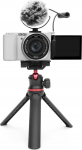 ORDRO G730 5K 64MP HD Vlog Micro Single kaamera, 12x optiline zoom Vlogimise videokaamera 3.2-tollise IPS puuteekraaniga, WDR, WiFi YouTube'ile (valge komplekt)