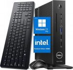 Dell Wyse 5070 Mini lauaarvuti, Micro PC Core Celeron J5005, 8GB RAM, 256GB SSD, klaviatuur, Windows 11 Pro (uuendatud)