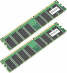 2PCS DDR m&auml;lu, 400MHz 1GB 184-pin m&auml;lu, mis on m&otilde;eldud DDR PC-3200 lauaarvutite jaoks, t&auml;ielikult &uuml;hilduv kahepoolne 16 tera m&auml;lumoodul lauaarvuti uuendamine