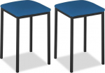 ASTIMESA k&ouml;&ouml;gitool metallist avatud seljatoega sinine 62cm x 45cm x 40cm