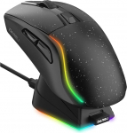 DAREU A950 m&auml;nguhiir koos RGB magnetilise laadimisjaamaga, 88 g kerge, programmeeritav kolmerežiimiline traadita m&auml;nguhiir, kuni 12K DPI, 1000Hz, 120 tundi m&auml;nguaega RGB valgustusega PC-le, Macile