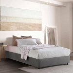 Talamo Italia - Chiara Hall Kaheinimesevoodi kangastega - 100% Made in Italy - Esik&uuml;lje avamine + madrats 120 x 190 cm
