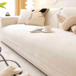 Diivan Slipcovers veekindel libisemiskindel hingav lemmikloomas&otilde;bralik m&ouml;&ouml;bel koertele lemmikloomadele Valge 80x80cm 1 t&uuml;kk
