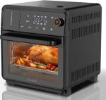 OUNIN Auruahi 18 L, 11-in-1 ahju aurufunktsiooniga, topelt k&uuml;psetamine, k&uuml;psetamine, praadimine, kuivatamine ja isepuhastus, 360&deg; &uuml;htlane soojusjaotus, roostevabast terasest sisemus, ruumi s&auml;&auml;stev