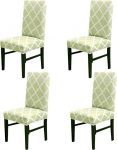 Topchances Universal Chair Covers, 4/6 komplekt, Stretch s&ouml;&ouml;gitoa toolikatted, kaitsev kate s&ouml;&ouml;gitoa, pulmade, bankettide, peo kaunistamiseks (roheline, 4 komplekt)