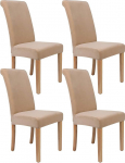 Colorxy Spandex kangast Stretch s&ouml;&ouml;gituba tool Slipcovers Home Decor Art Deco 4-Medium Beige