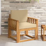 Moderne Outdoor Sofagarnitur aus langlebiger Akazie als Gartenm&ouml;bel Set Akazienholz f&uuml;r eine Moderne Garten Sofagarnitur aus Massivholz Akazie
