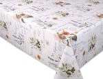 BEAUTEX Provence Oilcloth laudlina reljeefne Wipe-Clean aia laudlina &uuml;mmargune ovaalne ruudukujuline valik suurusi