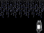 Salcar 5 m LED Icicle Fairy Lights Outdoor Indoor Light kardina akna j&otilde;uluvalgustuse v&otilde;imsus 31 V koos 8 valgustusrežiimi ja m&auml;lufunktsiooniga Sinine/valge