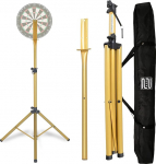 Pronomic DA-45S Stend for Dartboard (Dartboardi hoidja, Dartboardi stend pulberv&auml;rvitud terasest, reguleeritava k&otilde;rgusega, kott)