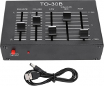 Ejoyous 3-bandiline stereok&otilde;rvalisendi, EQ ekvalaiser NE5532 HiFi eelv&otilde;imendi isoleeritud toiteallikaga selge heli ja tasakaalu kontrollimiseks muusikainstrumentide ja audios&uuml;steemide jaoks