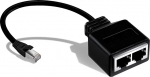 RJ45 Ethernet kaabli jaotur v&otilde;rguadapter, Ethernet jaotur 1 isane kuni 2 emane LAN Ethernet LAN v&otilde;rgu pikendus jaotur Cat5, Cat5e, Cat6, Cat7 jaoks