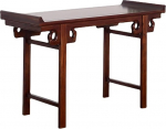 Schmaler Konsolentisch Als Chinesischer Altar Aus Rotem Palisander, Konsolentisch Flur Geschnitzt F&uuml;r Wohnzimmer Und B&uuml;ro(100cm/39.4in)