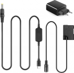 EP-5A USB-C Adapter Power Cord DC Coupler Kit Replacement EN-EL14/EN-EL14A Battery EH-5 PD Adapter for Nikon D3100 D3200 D3300 D3400 D3500 D5100 D5200 D5300 D5500 600 camera 60AS