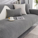 Chenille kangast m&ouml;&ouml;bli kaitsja Fischnokkade muster naljakas kohev diivan kate mittelibisev diivan Slipcovers diivan katted diivan padjakatted diivan kate 1 2 3 istuja diivan katted