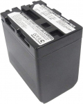 Amsahr A-klassi aku 4800 mAh 7,4 V Sony NP-FM90 jaoks, hall