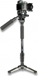 Yunteng VCT-288 Black Metal Monopod for Photography and Video with Rotating Base for DSLR, 1.48m Max Height, 3kg Load Capacity