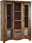 MASSIVMOEBEL24.DE Nature of Spirit Highboard 115 x 40 x 150 cm, India vana puit, v&auml;rv: V&auml;rv: Mitmev&auml;rviline lakk, Suurus: 115 x 40 x 150 cm (S x P x K)