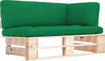 Homgoday Garden Corner Diivan kaubaalustel Impregneeritud m&auml;nnipuidust diivanid V&auml;ljas diivan Diivan Aia diivan Elutuba Patio v&auml;ljas m&ouml;&ouml;bel hh