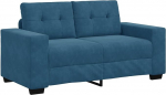 vidaXL Kahekohaline diivan Sinine 120cm Velvet