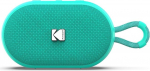 KODAK PWS - 2284 - Bluetooth-k&otilde;lar 6 W RMS, veekindel IPX7, aku kestvus 10-12 tundi, TWS Stereo, ulatus 10 m, aku 1500 mAh, mikrofon, USB-C kaabel, kompaktne - kanderaam - roheline
