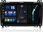 [6G+128G, Octa-Core] - Android 15 autoraadio Benz W169 W245 B160 B170 B180 B200 W639 Vito Viano W906 Sprinter - CarPlay Android Auto - Kaamera ja mikrofon - IPS 9 tolli - DSP DAB roolijuhtimine