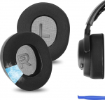 Geekria Sport Cooling Gel asendusk&otilde;rvapadjad SteelSeries Arctis Nova Pro Wired, Arctis Nova 1, Arctis Nova 3 peakomplekti k&otilde;rvapadjad, k&otilde;rvaklapi kate, remonditarvikud (must)