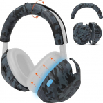 WC ShellZ XM6 - Sony WH-1000XM6 k&otilde;rvaklappidega &uuml;hilduv silikoonist k&otilde;rvaklappide ja peapaela &uuml;mbris Wicked Cushions | Premium Silicone | Black Camo