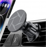 CGEAMDY mobiiltelefoni hoidja auto magnetiline mobiiltelefoni hoidja, mobiiltelefoni hoidja auto 360&deg; p&ouml;&ouml;ratav magnetiline, magnetiline auto mobiiltelefoni hoidja, traadita hoidja, auto hoidja (tuule tulekahju ratas)