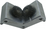 Miter Gearbox 1 t&uuml;kk 90 kraadi nurga juhtimisseadme DIY mudel Gear 6 mm 8 mm v&auml;ljundv&otilde;ll Micro Spiral Cone Gear Alumiinium sulamist raami hammasratas mehaaniline (8 mm v&otilde;lli)