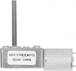DC-Getriebemotor 24 V, DC-Getriebemotor mit Messing-Aluminium-Material, schlagfester quadratischer Turbinen-Geschwindigkeitsreduzierungsmotor f&uuml;r Fenster&ouml;ffner, T&uuml;r&ouml;ffner, kleine (Ich dr&uuml;cke es aus)