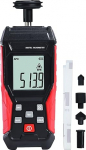 2-in-1 digitaalne tahhomeeter, kontakttahhomeeter 3 kuni 19 999 RPM tahhomeetri testeriga ja kontaktivaba laserfotoanduriga, kontaktandurid ja peegeldavad m&auml;rgised