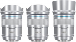 SIRUI Sniper F1.2 Auto Focus Lens Kit, 23mm, 33mm, 56mm, Wide Angle APS-C Camera Lens, E Mount Lens for A6400, A6700, ZV-E10, FX3/30 (AS-3S-ES, E Mount, Silvery)
