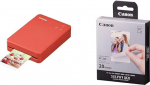 Canon Selphy QX20 Red + XC-20L Vol. 20 Colour Ink/Label Set