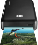 Kodak Mini 2 HD juhtmevaba mobiilne kiirfotoprinter 4Pass patenteeritud printimistehnoloogiaga, &uuml;hildub iOS ja Android seadmetega - must