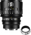 7artisans 105mm T2.1 Infinte Series Professional Manual Full Frame Cine Lens Compatible with EF Bayonet for Photography and Film Production (Black)