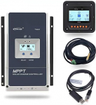 EPEVER MPPT Solar Charge Controller 50A Negative Earth 150V PV Solar Panel Charger with MT50 Temperature Sensor for Remote Meter