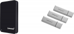 Intenso 6023560 1TB m&auml;lupulk USB 3.0 2,5-tolline v&auml;line k&otilde;vaketas, mehaaniline k&otilde;vaketas & Alu Line 3X 32GB USB Stick USB 2.0 h&otilde;bedane (3 tk)