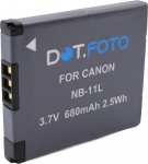 NB-11L, NB-11LH Premium 3.7v / 680mAh aku Canon PowerShot A2300 A2400 A2500 A2600 A3400 A3500 on A4000 on A4050 SX430 on SX420 SX410 SX440 SX410 SX444 000 00 32 IXUS 285