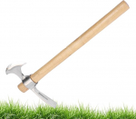 Pick Axe Gartenhacke 2-in-1 effiziente Handaxt aus Edelstahl, multifunktsionaalne Hacke f&uuml;r G&auml;rtner, Grabengraben, Wurzelschneiden