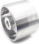 150 x 100 24 mm aktiivne alumiinium-kontaktrad elektrilise Bandschleifmaschine mit 8 4 Keilnut jaoks.