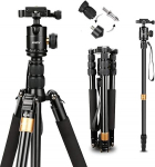 AFAITH Profeshional Portable Magnesium Aluminium Alloy Tripod Monopod & Ball Head